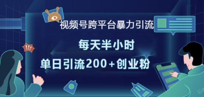 视频号跨平台暴力引流，每天半小时，单日引流200+精准创业粉-生财社