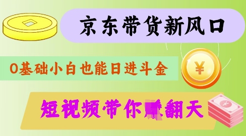最新京东短视频带货代运营秘籍，轻松躺挣【揭秘】-生财社