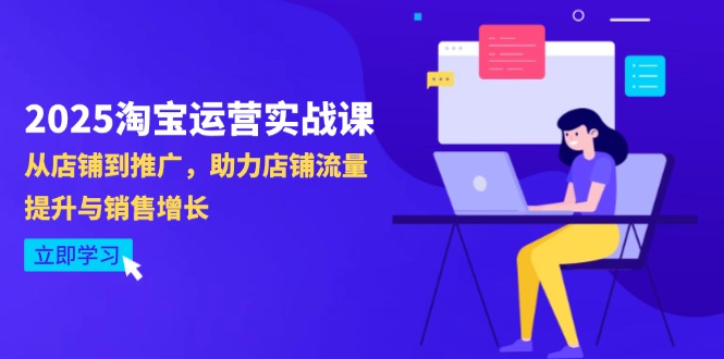 2025淘宝运营实战课-4月更新：从店铺到推广，助力店铺流量提升与销售增长-生财社