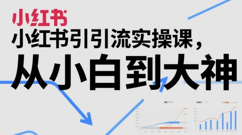 小红书引流实操课，从小白到大神-生财社