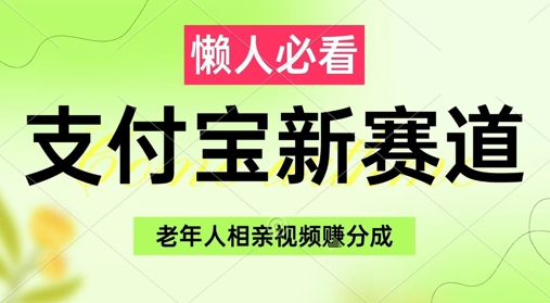 支付宝新赛道，利用老年人相亲视频，挣分成收益，轻松月入过W，操作简单-生财社