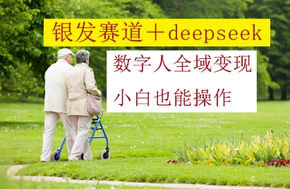 银发赛道+deepseek数字人全域变现，小白也能操作-生财社