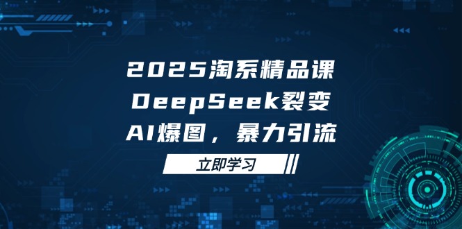 2025 淘系精品课，DeepSeek 裂变，AI 爆图，暴力引流-生财社