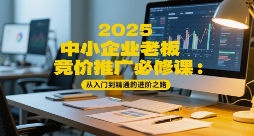 2025中小企业老板竞价推广必修课：从入门到精通的进阶之路-生财社