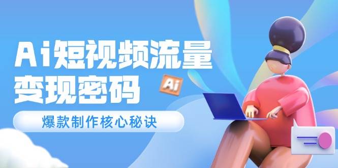 Ai短视频流量密码，爆款制作核心秘诀，120万案例深度解析-生财社