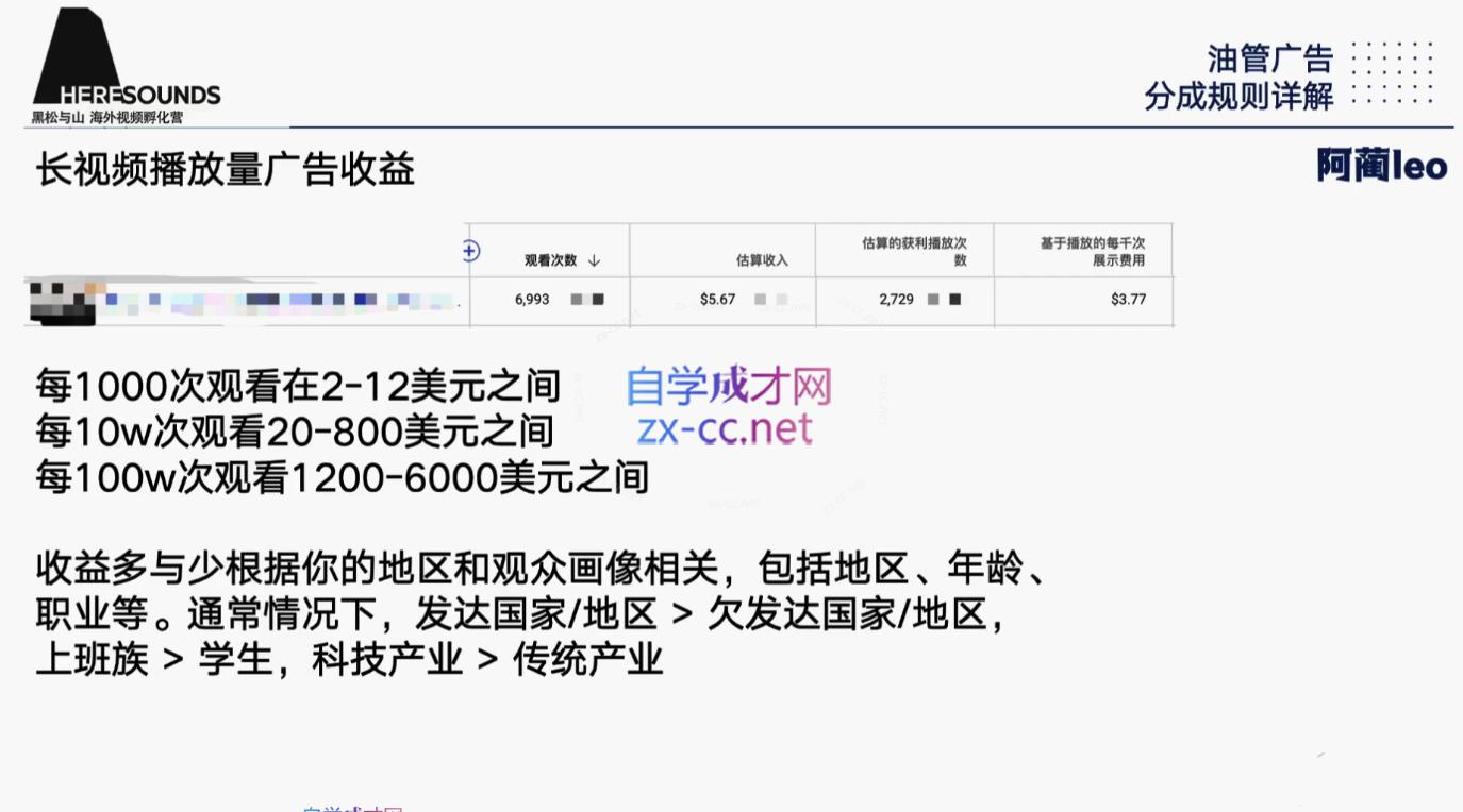 阿蔺Leo·跨境油管视频YouTube实训营(更新2025)-生财社
