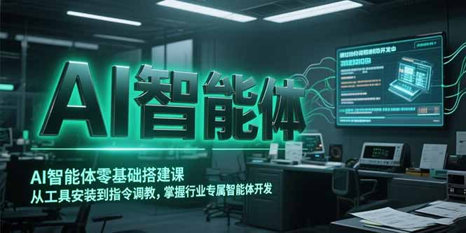 AI智能体零基础搭建课，从工具安装到指令调教，掌握行业专属智能体开发…-生财社