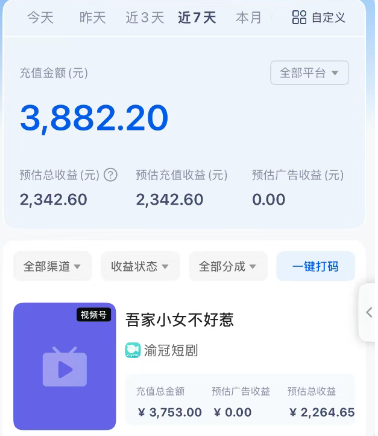 短剧搬砖新玩法，软件批量二创剪辑，7天赚了3800，赶紧做起来【附软件】-生财社