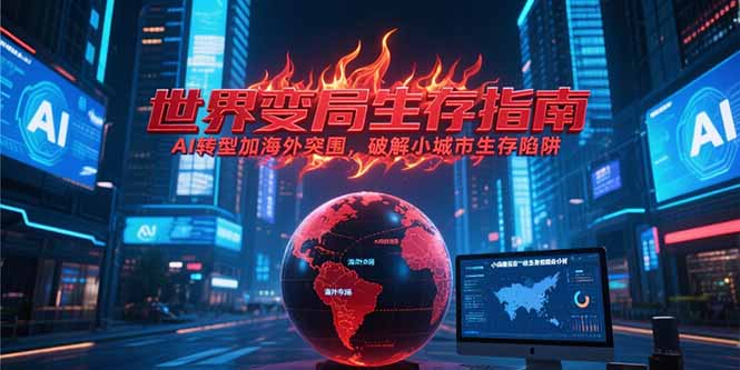 付费文章《世界变局生存指南，AI转型加海外突围，破解小城市生存陷阱》-生财社