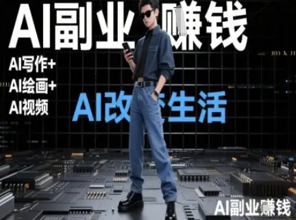 AI改变生活(Ai写作+AI绘画+Ai视频)，AI副业挣钱-生财社