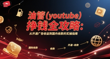 油管(youtube)挣钱全攻略：从开通广告收益到国内收款的实操指南-生财社