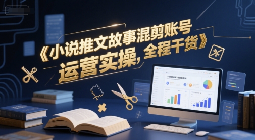 小说推文故事混剪账号运营实操，全程干货-生财社
