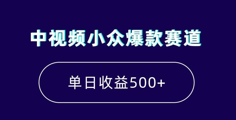中视频小众爆款赛道，7天涨粉5万+，小白也能无脑操作，轻松月入上万【揭秘】-生财社