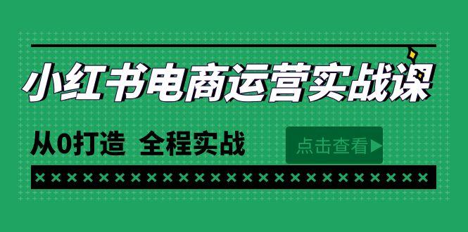 (9946期)最新小红书·电商运营实战课，从0打造  全程实战(65节视频课)-生财社
