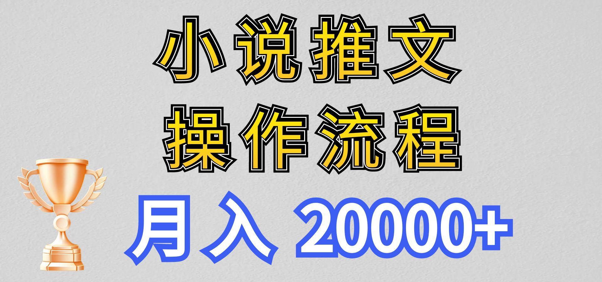 小说推文项目新玩法操作全流程，月入20000+，门槛低非常适合新手-生财社
