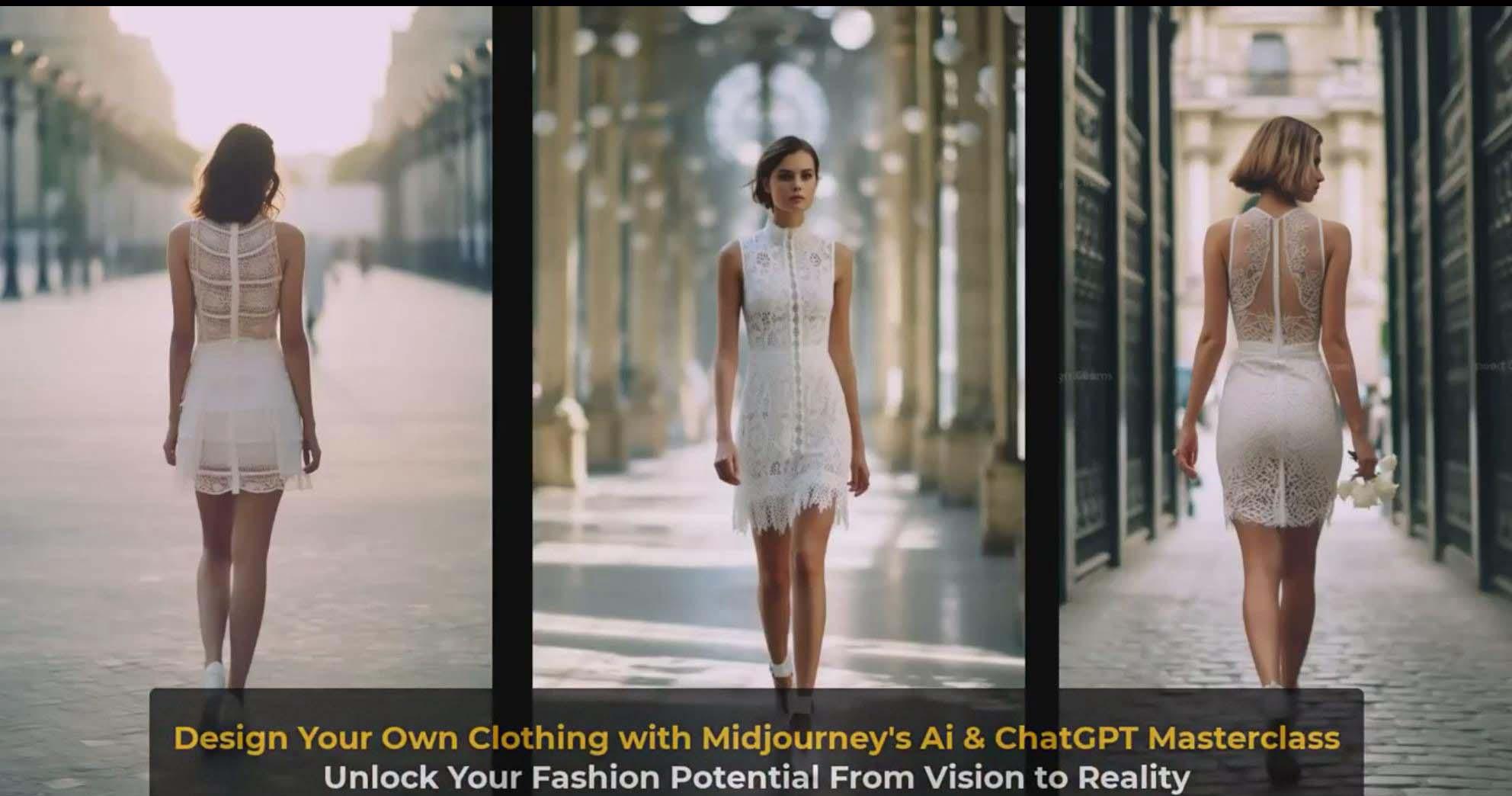 图片[2]-利用 Midjourneys Ai 人工智能设计自己的服装AI大师班-10节课-中英字幕-生财社