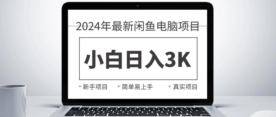2024最新闲鱼卖电脑项目，新手小白日入3K+，最真实的项目教学-生财社