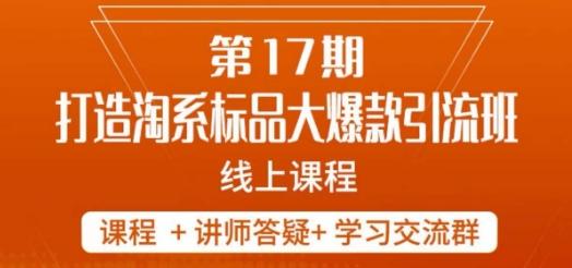 南掌柜-第17期打造淘系标品大爆款，5天线上课-生财社