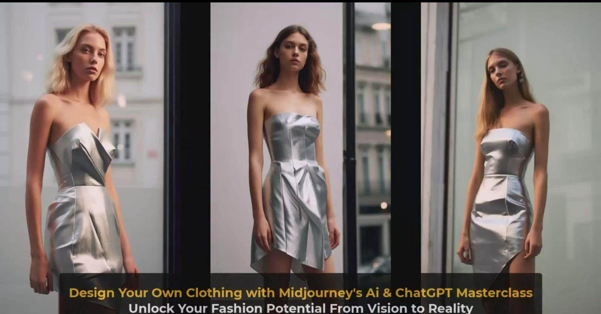 图片[8]-利用 Midjourneys Ai 人工智能设计自己的服装AI大师班-10节课-中英字幕-生财社
