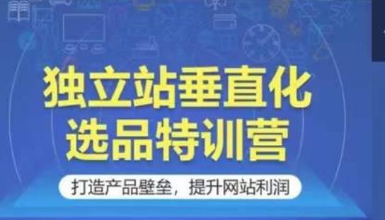独立站垂直化选品特训营，打造产品壁垒，提升网站利润-生财社