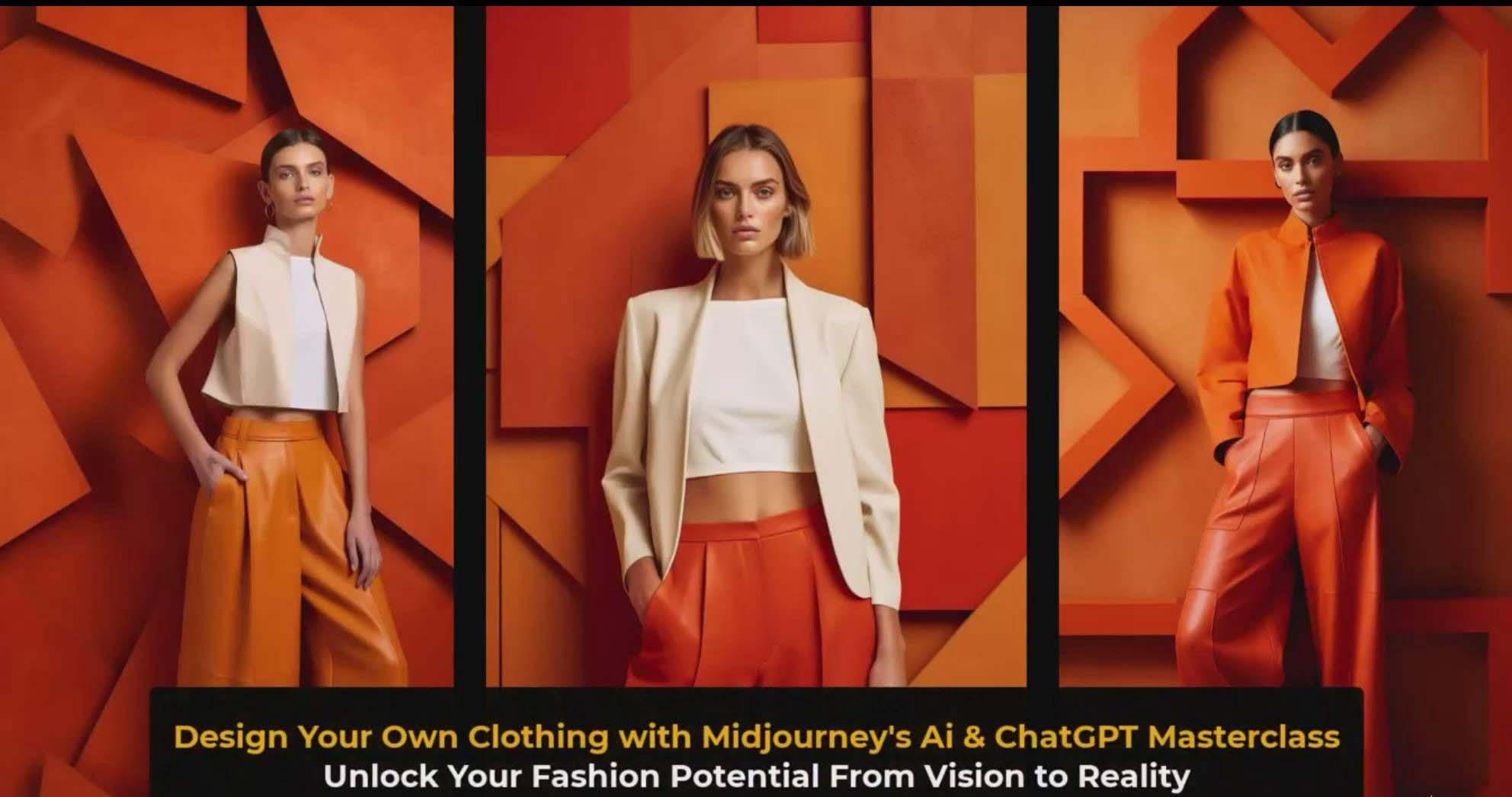 图片[3]-利用 Midjourneys Ai 人工智能设计自己的服装AI大师班-10节课-中英字幕-生财社